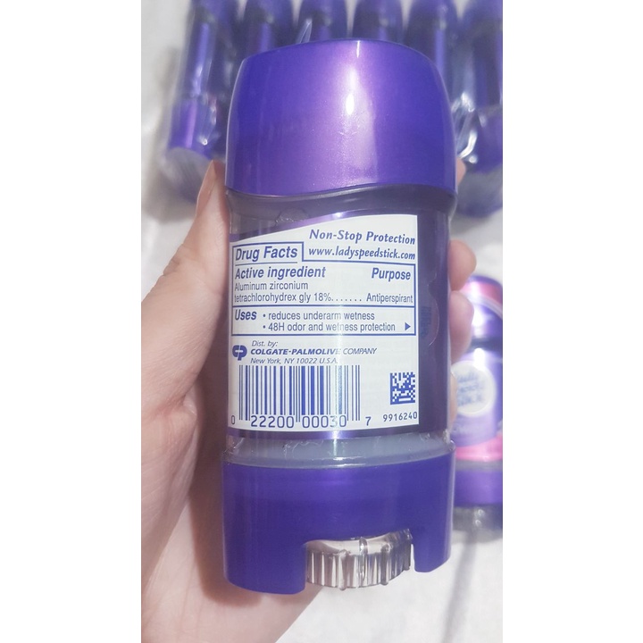 Lăn sáp lady tím gel 65g