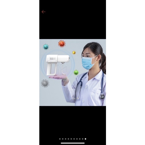 [XẢ KHO] Máy xịt khuẩn K5 PRO 8 tia, Máy khử khuẩn nano phun cồn diệt khuẩn. Giá rẻ