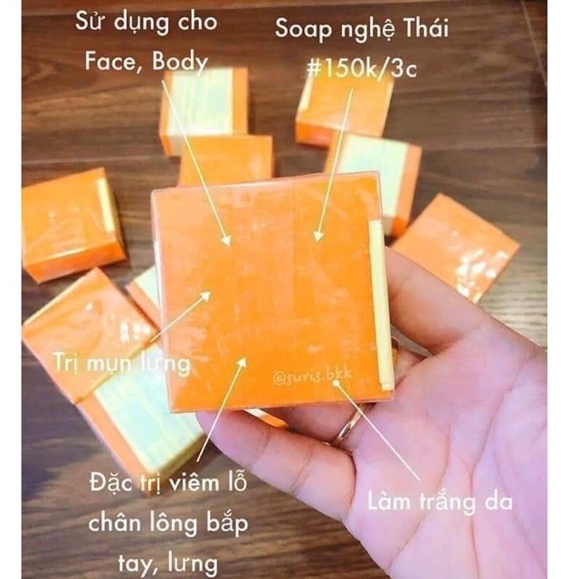 Soap Nghệ rửa mặt Thái Lan