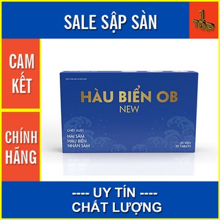 Hàu Biển OB New - Giúp bổ thận & tăng cường sinh lý nam giới - Hộp 20 viên - Top1 Pharmacy