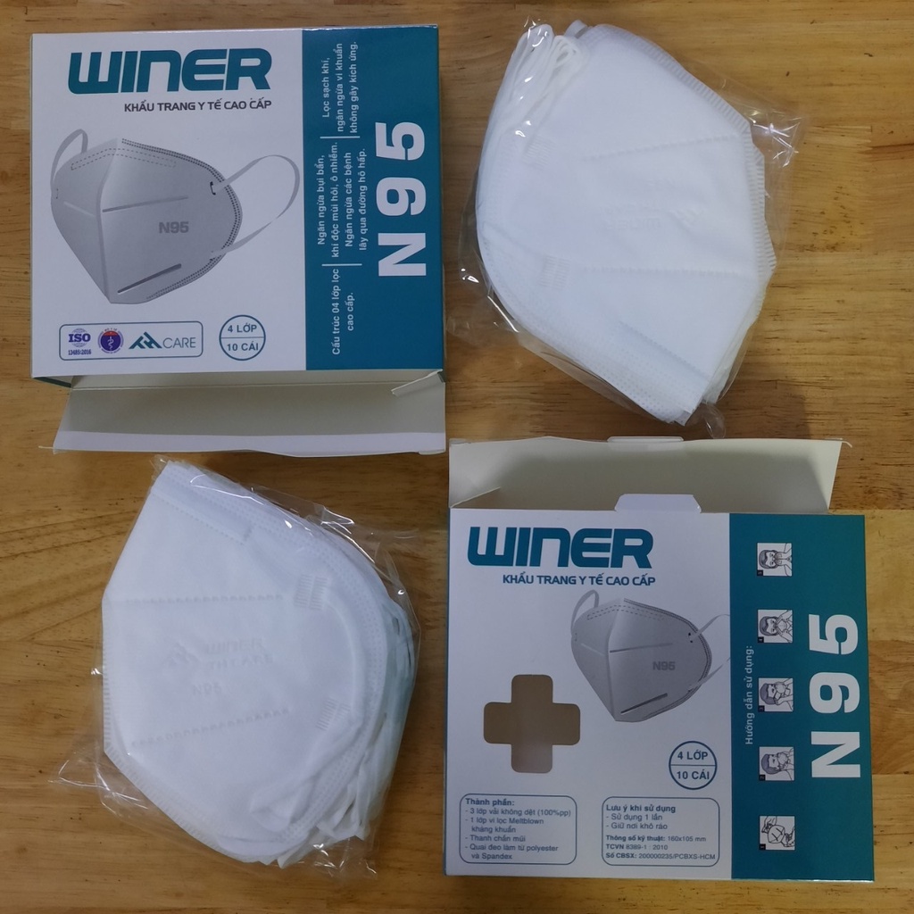 Combo 2 khẩu trang 4 lớp N95 - BACH HOA HV