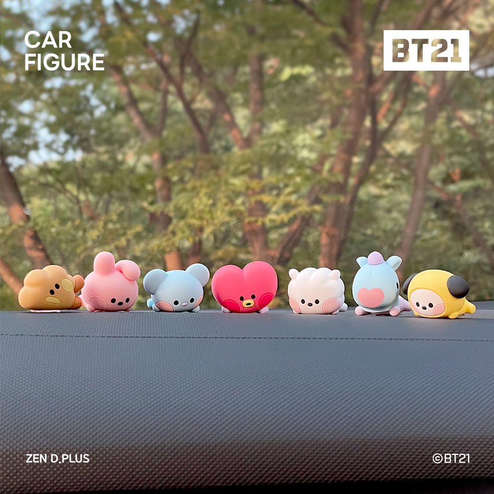 Mô hình BT21 minini trang trí ô tô