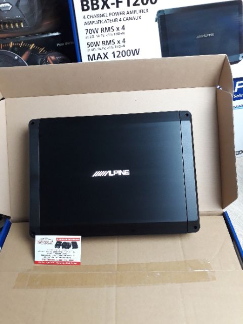 Amply Xe Alpine BBX F1200 Nhật Bản. Miễn Phí Lắp Đặt