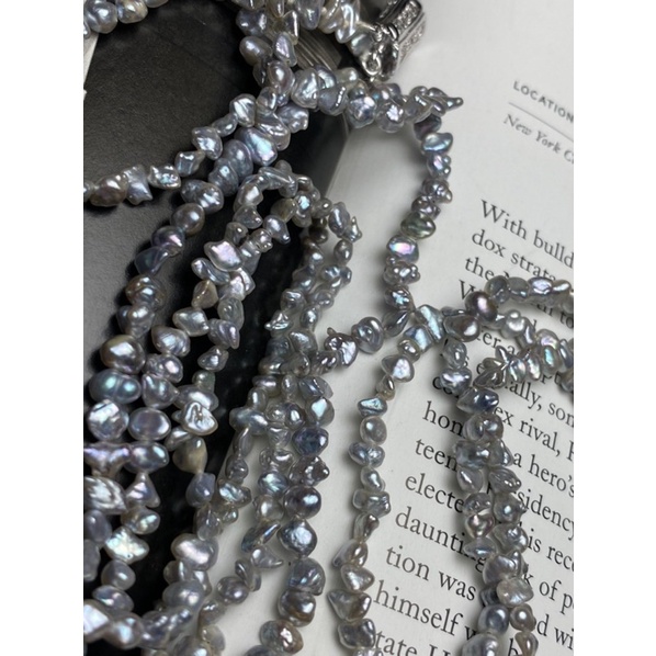 Dây chuyền trai thật keishi vintage