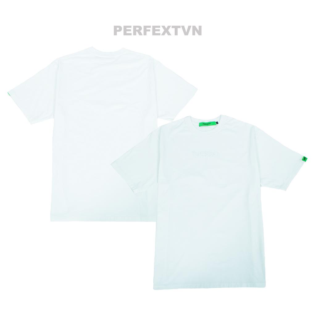 Áo Thun Unisex Perfext 7-Day Collection Tee Áo Phông Nam Nữ Tay Lỡ Cổ Tròn Hoạ Tiết In/ Thêu