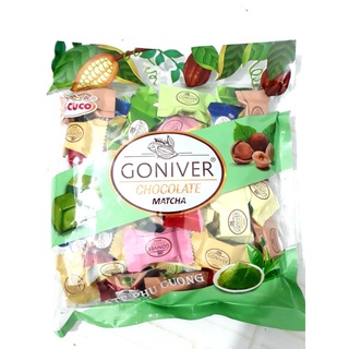 Kẹo chocolate matcha goniver túi 350gr