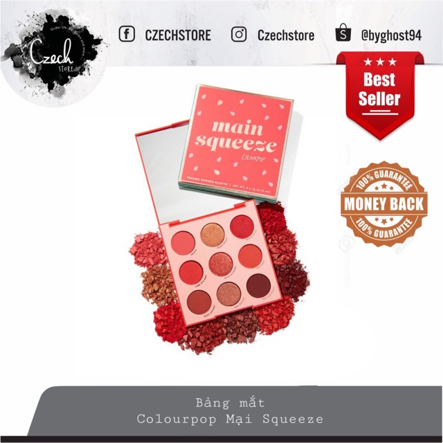Bảng phấn mắt colourpop Main Squeeze