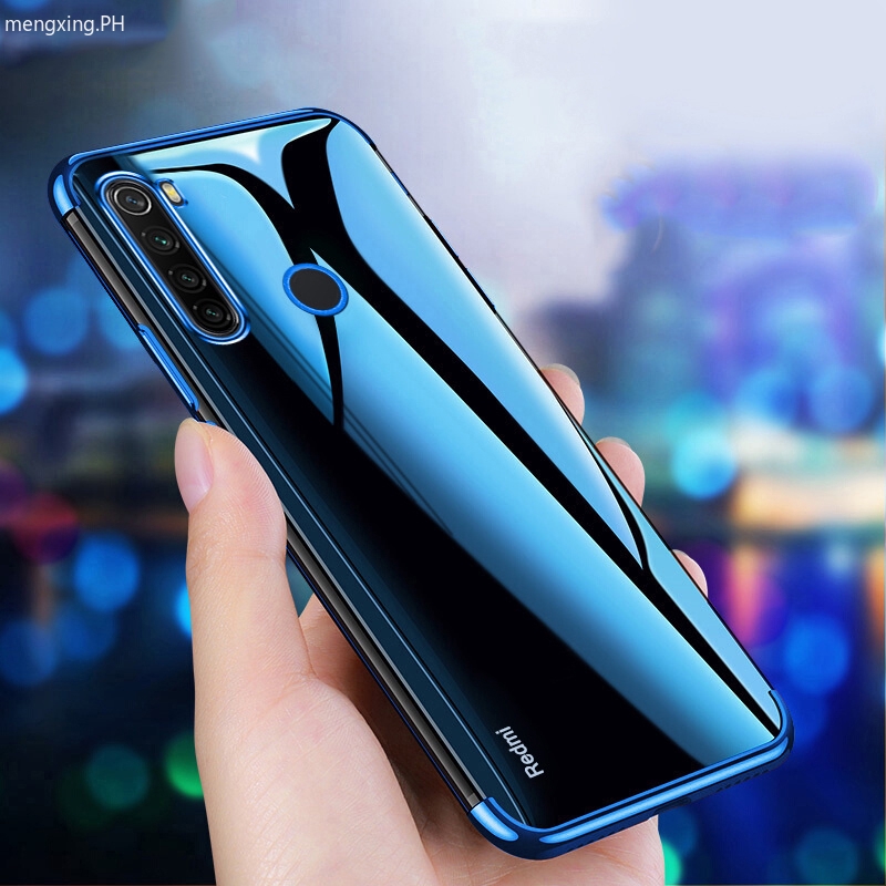 Ốp Lưng Silicon Trong Suốt Viền Màu Cho Oppo Realme 5i Realme 5 Pro 5s