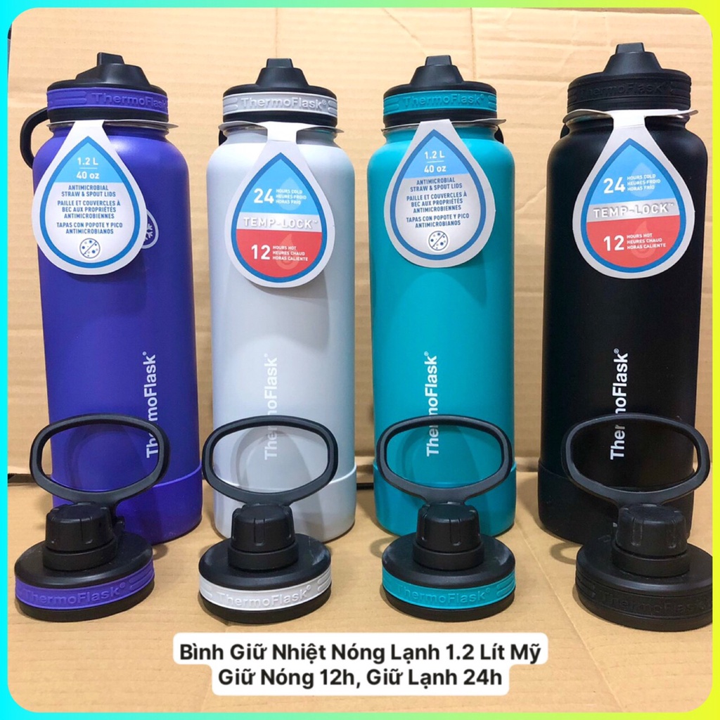 Nắp thay Bình Giữ Nhiệt Nóng Lạnh Thermo Flask 1.2 Lít Mỹ - THERMOS 1200ml 1.2L
