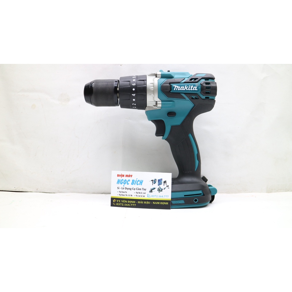 Thân Máy Khoan Pin Động Cơ 118V Đầu AUTOLOCK 13MM Không Chổi Than