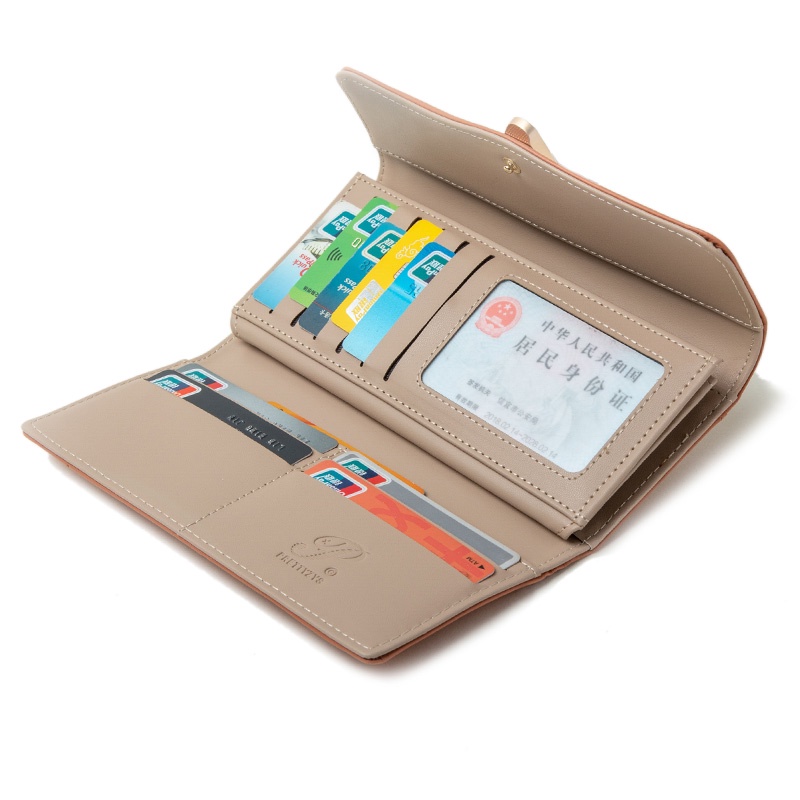 Ví Nữ Dài Có Khóa Kéo Thời Trang