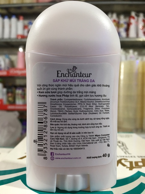 Sáp khử mùi trắng da Enchanteur Sensation 24h 40g | BigBuy360 - bigbuy360.vn