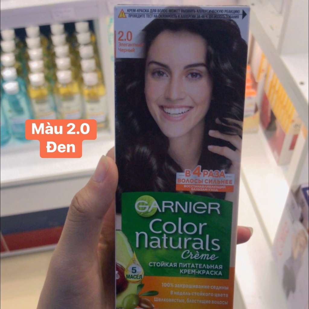 Thuốc nhuộm tóc Garnier Nga lên màu tự nhiên  - Bachduongrushop