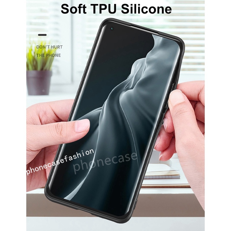 Ốp Điện Thoại Da Silicon Mềm Màu Trơn Sang Trọng Cho Xiaomi Redmi Note 11 11s Note11 Pro Plus + 4G 5G