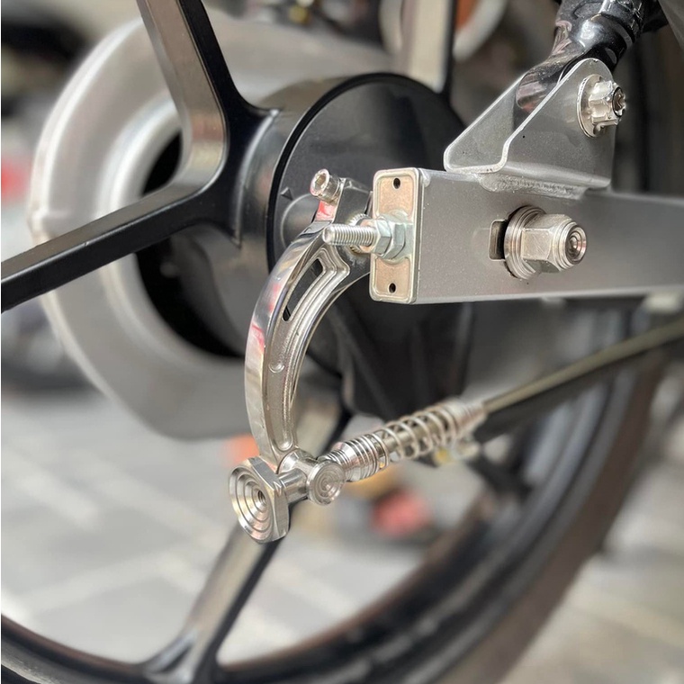 Càng thắng Inox 304 Salaya Tekegawa càng thắng trước - sau CNC nguyên khối sáng bóng gắn xe thắng đùm