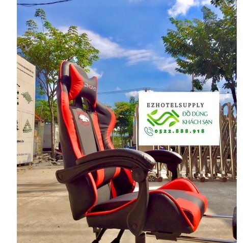 GHẾ GAMING CHAHO CÓ GÁC CHÂN / GHẾ GAMING CHÂN XOAY