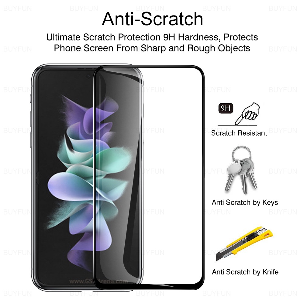 Set 1-3 Kính Cường Lực Bảo Vệ Màn Hình Điện Thoại Samsung Galaxy Z Fold4 5g ZFold 3 Zfold4 Z Fold3 Fold3 4