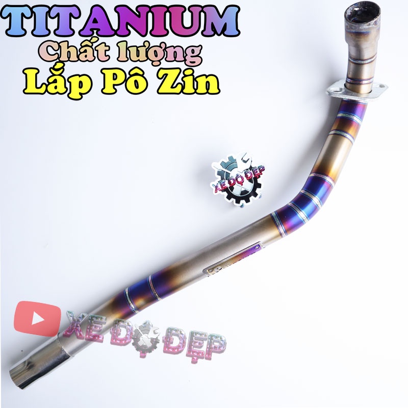 Cổ Pô Titan Lắp Pô Zin Sirius *Titan thật