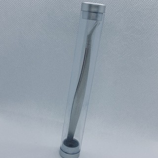 Nhíp cong 45 độ, nhíp cong bao da dùng để tạo fan và nối mi volume được làm từ thép không gỉ 95