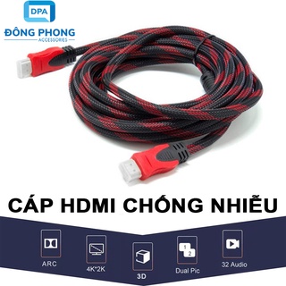 Cáp 2 đầu hdmi bọc dây dù chống nhiễu