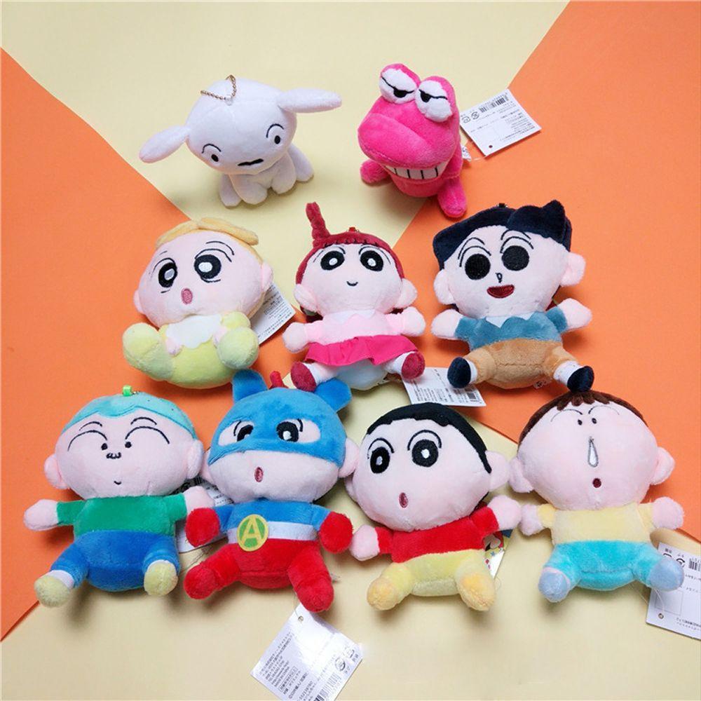 LANFY Móc Khóa Hình Cậu Bé Bút Chì Nhồi Bông Mềm Mại Đáng Yêu