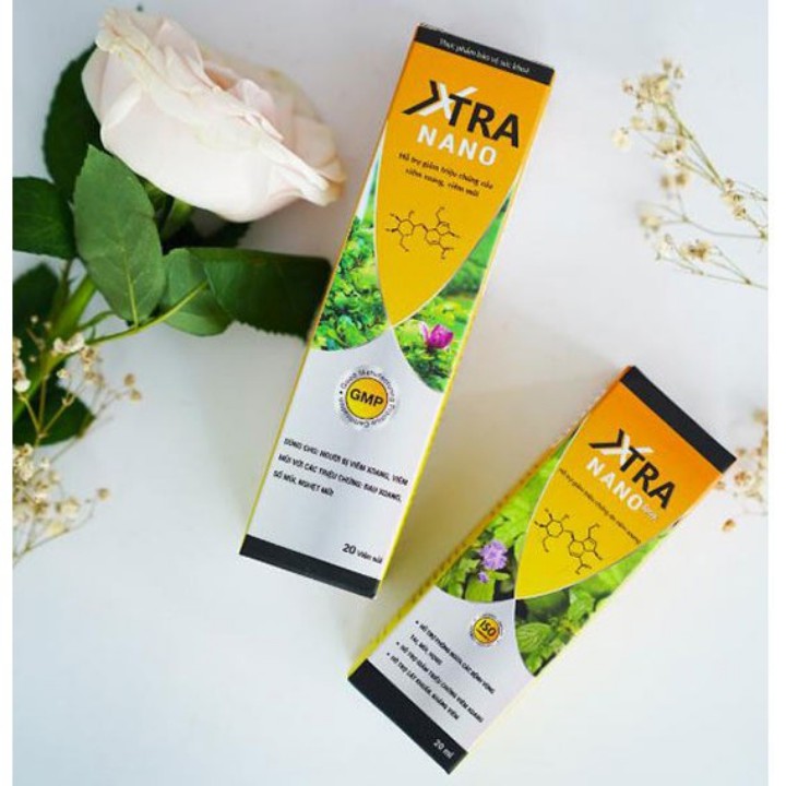 XTRA NANO ❤️[ CHÍNH HÃNG ] ❤️ Viên Sủi Hỗ Trợ Điều Trị Viêm Xoang