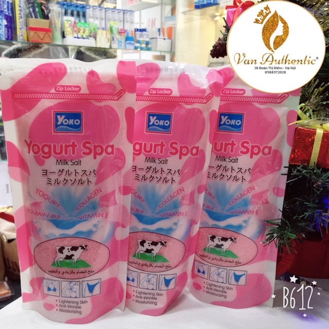 Muối Tắm Sữa Bò YOKO Spa Milk Salt