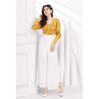 Thanh lý & Pass like new - Quần ống suông xẻ ống sang trọng