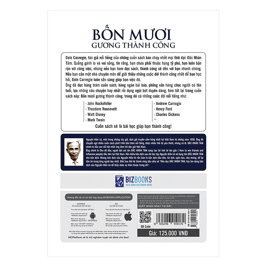 Cuốn sách Bốn Mươi Gương Thành Công