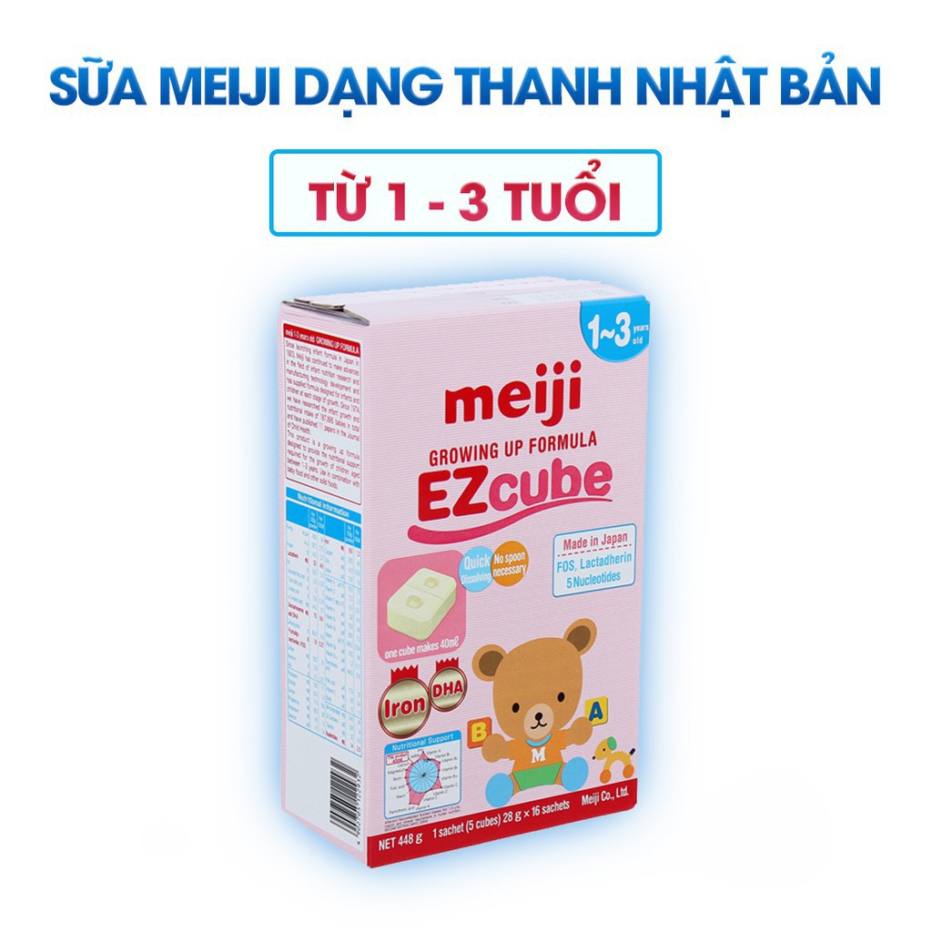 Sữa Meiji HP dạng thanh số 9 Nhật Bản 28g x 16 thanh