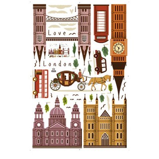 Decal Dán Tường Thành Phố London