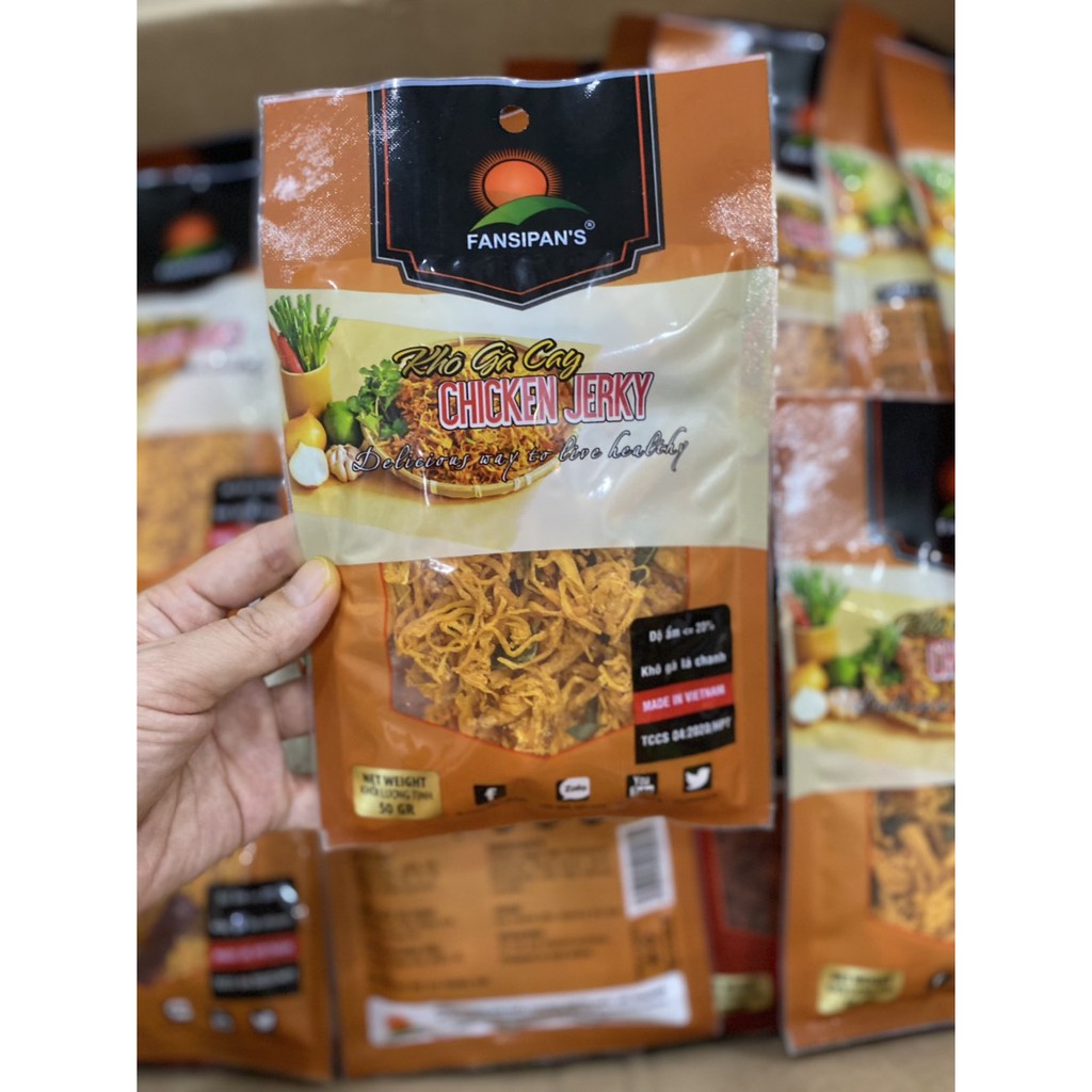 (Sale Sốc) Đồ Ăn Vặt Khô Gà Cay Fansipan Thơm Ngon - Khô Gà Gói- Khô Gà Cay- Khô Gà Lá Chanh | BigBuy360 - bigbuy360.vn