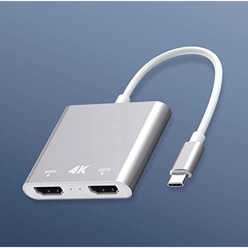 Cáp chuyển USB Type C to 2 HDMI Onten 9175b hỗ trợ 4K - Hàng Chính Hãng