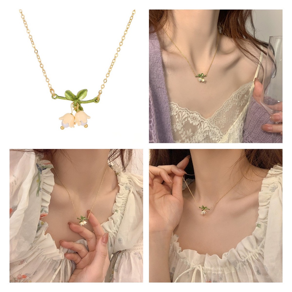 Bông Tai Hình Hoa Tulip Cỡ Nhỏ Phong Cách Retro Thời Trang Cho Nữ