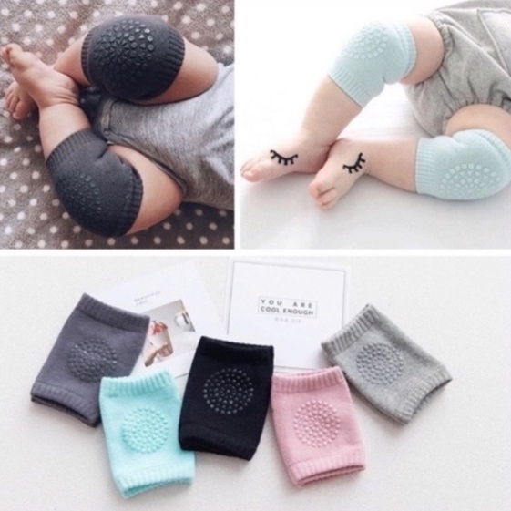Tất bảo vệ đầu gối cho bé, tất cho bé tập bò cotton mềm mại, có chống trượt SHOP MẸ BÚN
