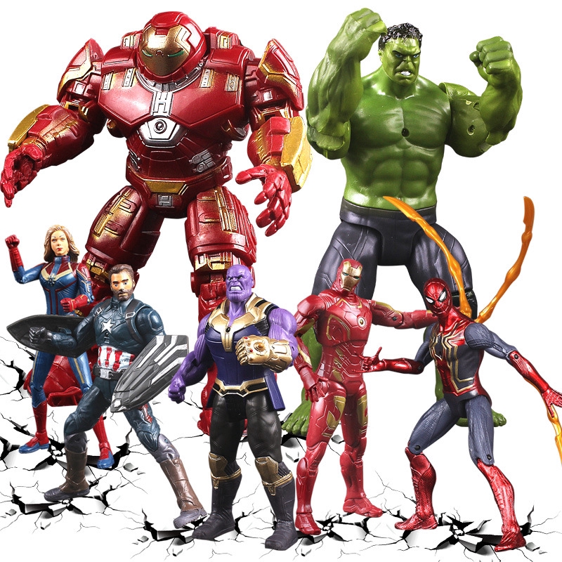 Mô hình nhân vật siêu anh hùng trong phim Avengers