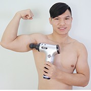 Súng massage cầm tay Nhật Bản 6 đầu Nikio NK-171 - 4 màu, tặng vali