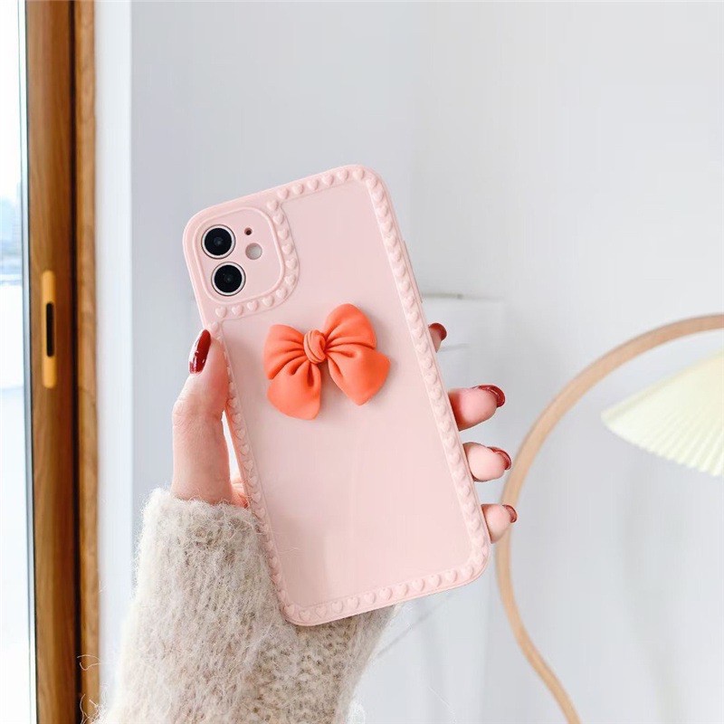 Ốp iphone gắn Nơ dành cho Iphone XS Max/11/11Pro Max/12Pro/12Pro Max | BigBuy360 - bigbuy360.vn