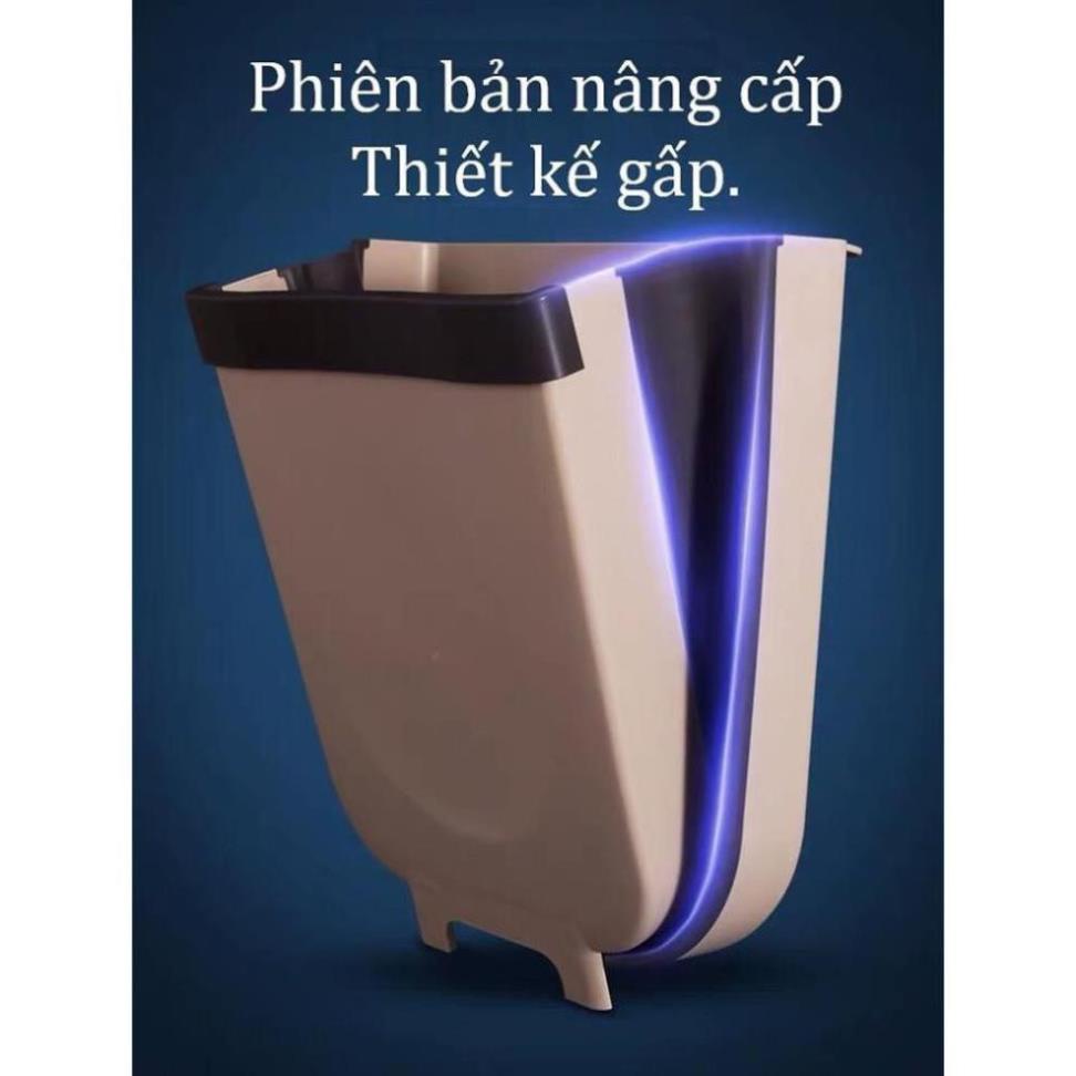 Thùng rác [Free Ship] Thùng rác thông minh đa năng gấp gọn cho nhà bếp, xe hơi