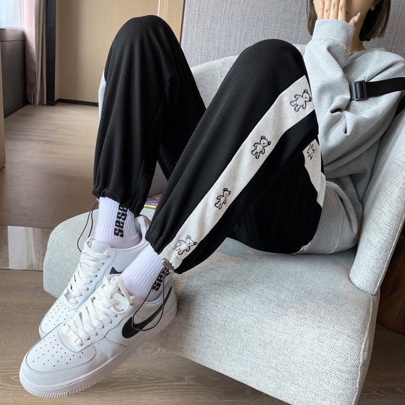 NRVP Quần Thể Thao Ống Rộng Phong Cách Thời Trang Hàn Quốc Dành Cho Nam Và Nữ