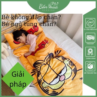 Túi Ngủ Cho Bé [Hàng cao cấp] kích thước 1m2x1m5, có kèm gối, vỏ tháo rời