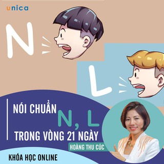 Toàn quốc- [E-voucher] Khóa học nói chuẩn N, L trong vòng 21 ngày UNICA.VN
