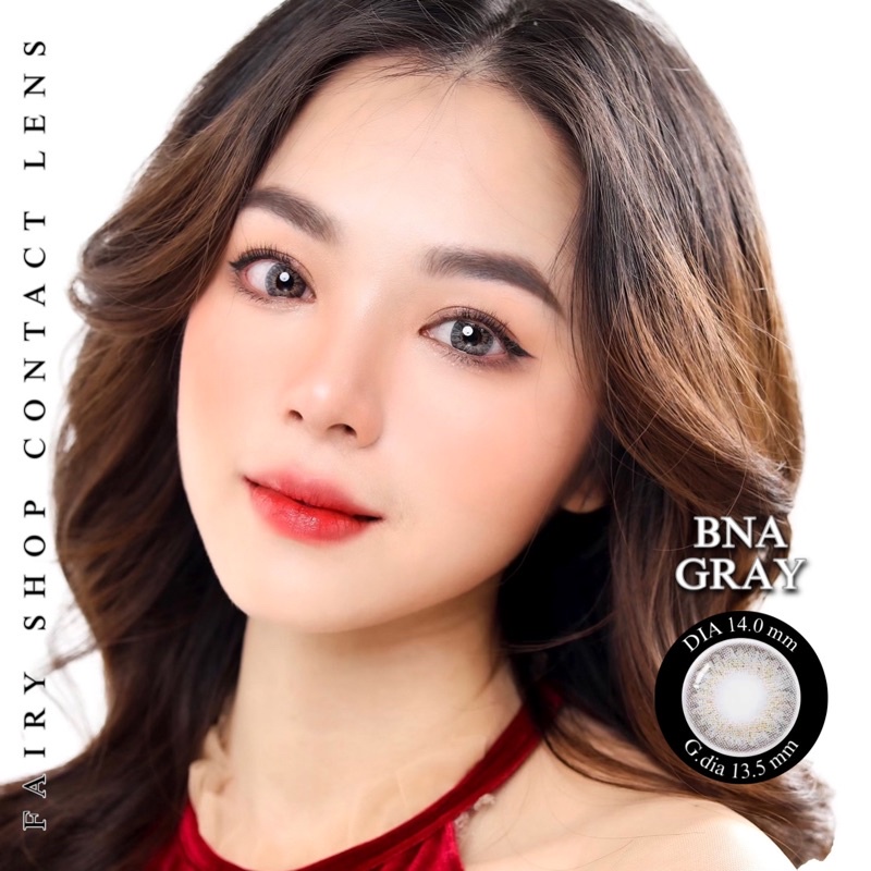 Áp Tròng BNA GRAY 14.0 - Kính Áp Tròng FAIRY SHOP CONTACT LENS độ 0 đến 8