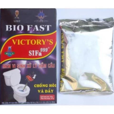 Men vi sinh khử mùi toilet bồn cầu chống mùi hôi cống bể phốt men vi sinh khử mùi Bio Fast 300g Sifa NGHIỆN NHÀ