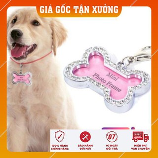 BẢNG TÊN CHO THÚ CƯNG 😍𝗛𝗢𝗧 𝗦𝗔𝗟𝗘😍 ĐÍNH ĐÁ ĐẸP MẮT, CÓ THỂ THAY ĐỔI TÊN TÙY Ý