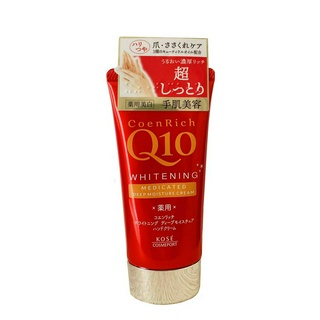 (Mẫu mới) Kem dưỡng da tay Kose Coenrich Q10 Whitening Hand Cream - 80g