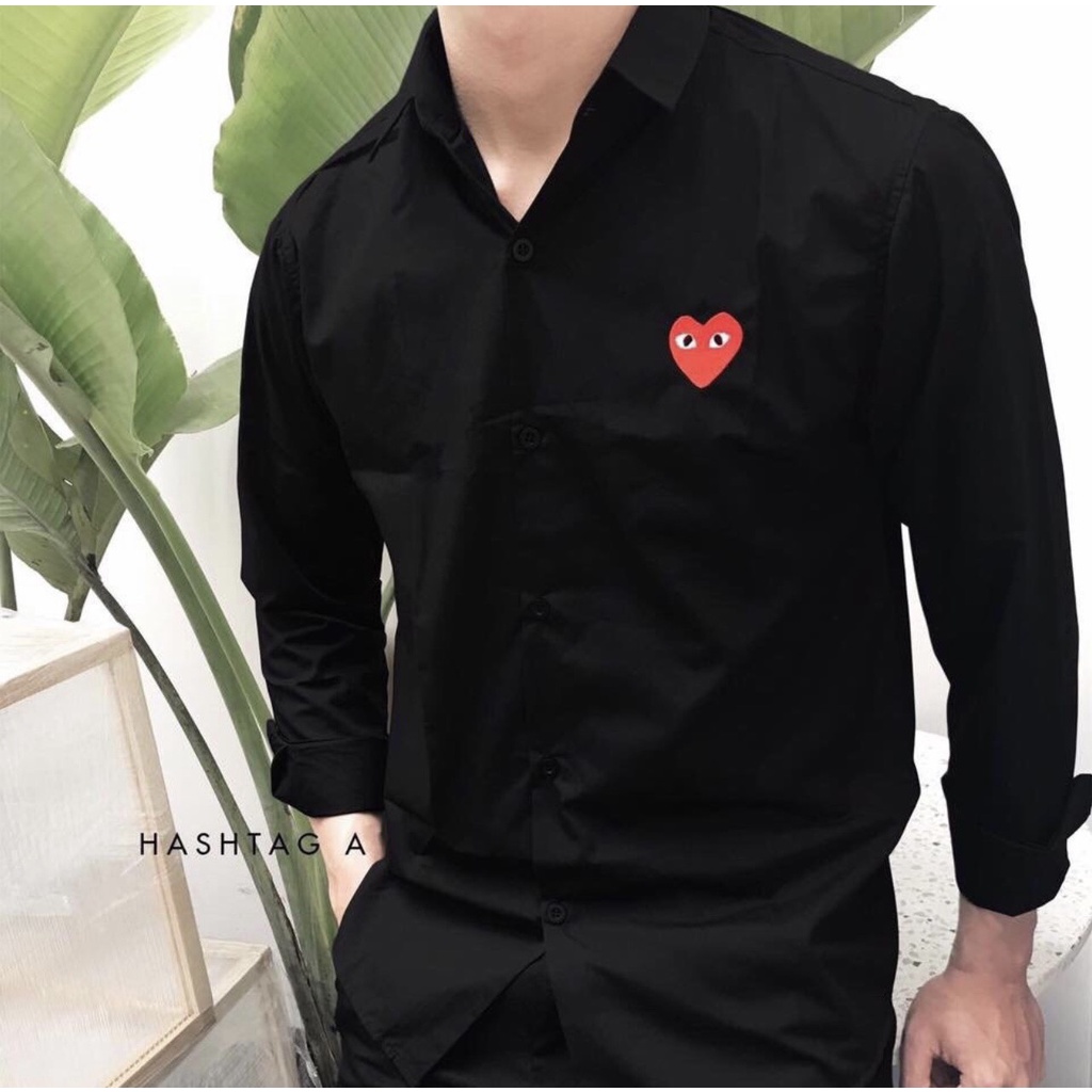 Áo Sơ Mi Trơn Màu Đen Xanh Dương, Đỏ, Xám, Dành Cho Nữ Và Nam Siêu Sale Hot Nhất MinaFashion Mới Ra Trong Năm Nay 1006