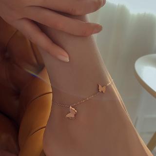 DDFI - Exquisite Butterfly Anklet  Ankle Personality Simple Design Net Red Korean New Anklet C4B05