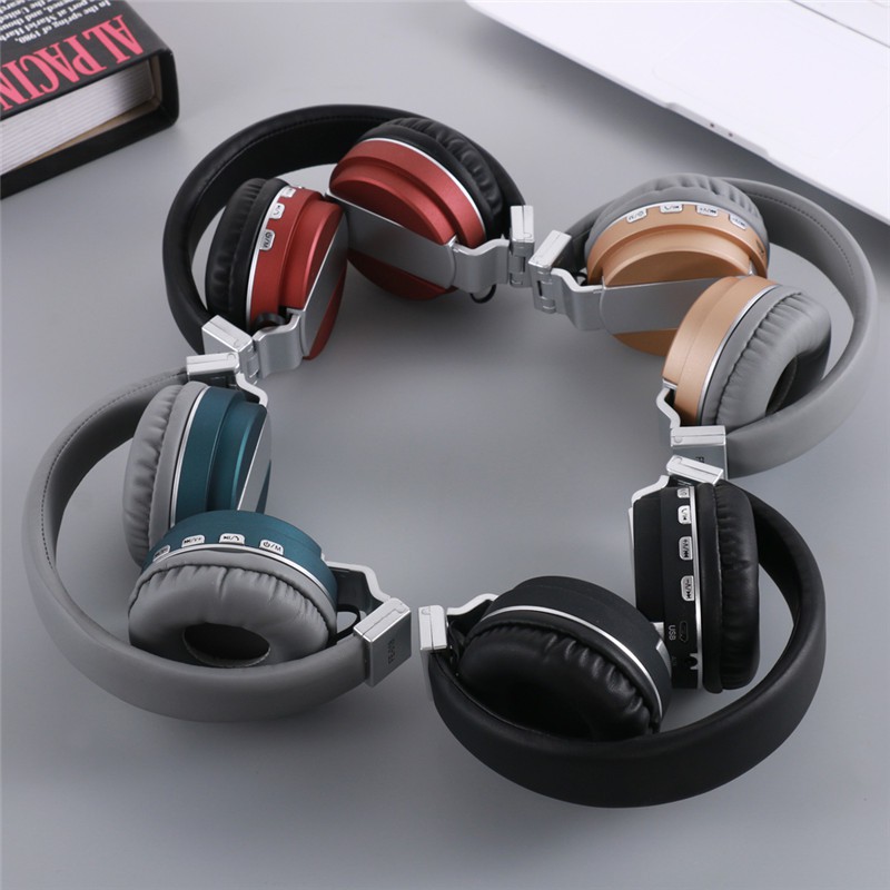 Tai nghe Bluetooth hỗ trợ thẻ nhớ TF và kết nối đài FM | BigBuy360 - bigbuy360.vn