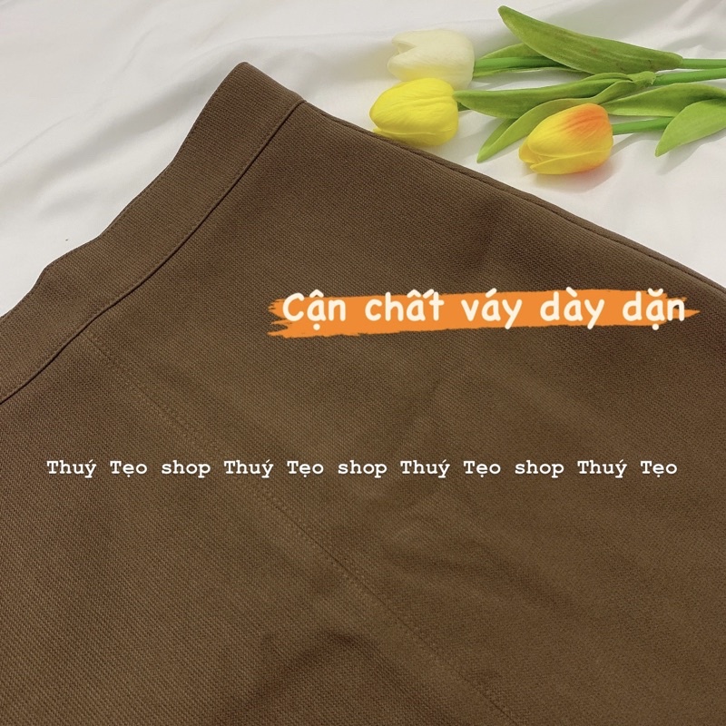 [Video] CHÂN VÁY TRƠN CHỮ A LOẠI DÀY ĐẸP